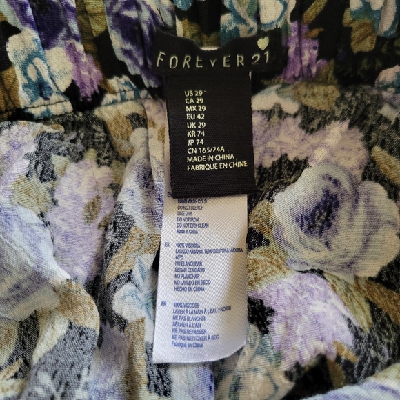 Forever 21 | Y2K Floral Button-Up Skater Skirt - Picture 5 of 6